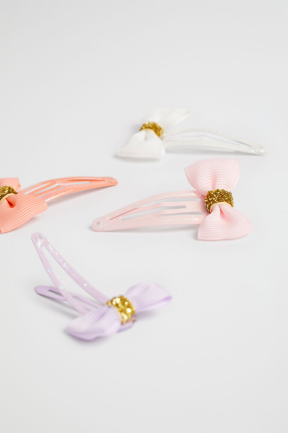 Glitter Bow Snap Pack  Multi