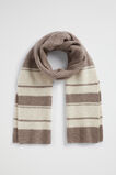Contrast Stripe Knit Scarf  Hazel Multi  hi-res