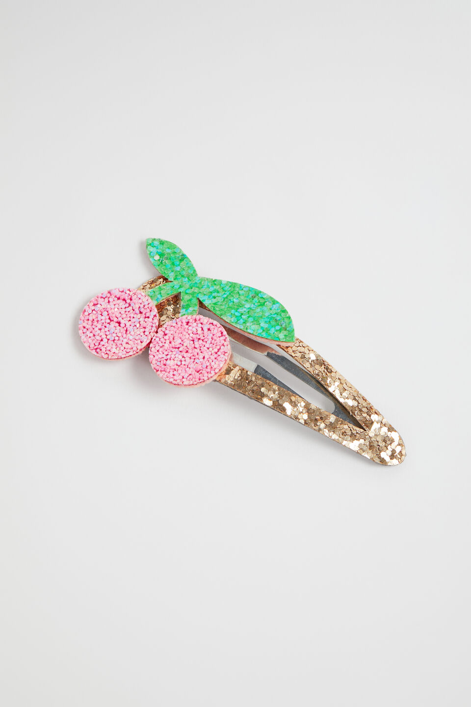 Flat Cherry Glitter Snaps  Multi