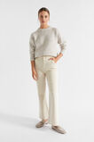 Fleck Oversized Knit  Vanilla Cream Fleck  hi-res
