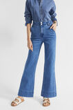 Waisted Wide Leg Jean  Ultramarine Wash  hi-res