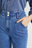 Waisted Wide Leg Jean  Ultramarine Wash  hi-res