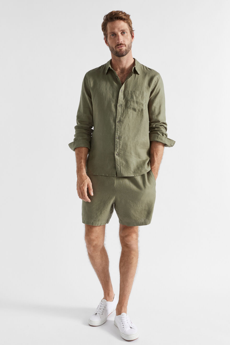 Linen Shirt  Bay Leaf