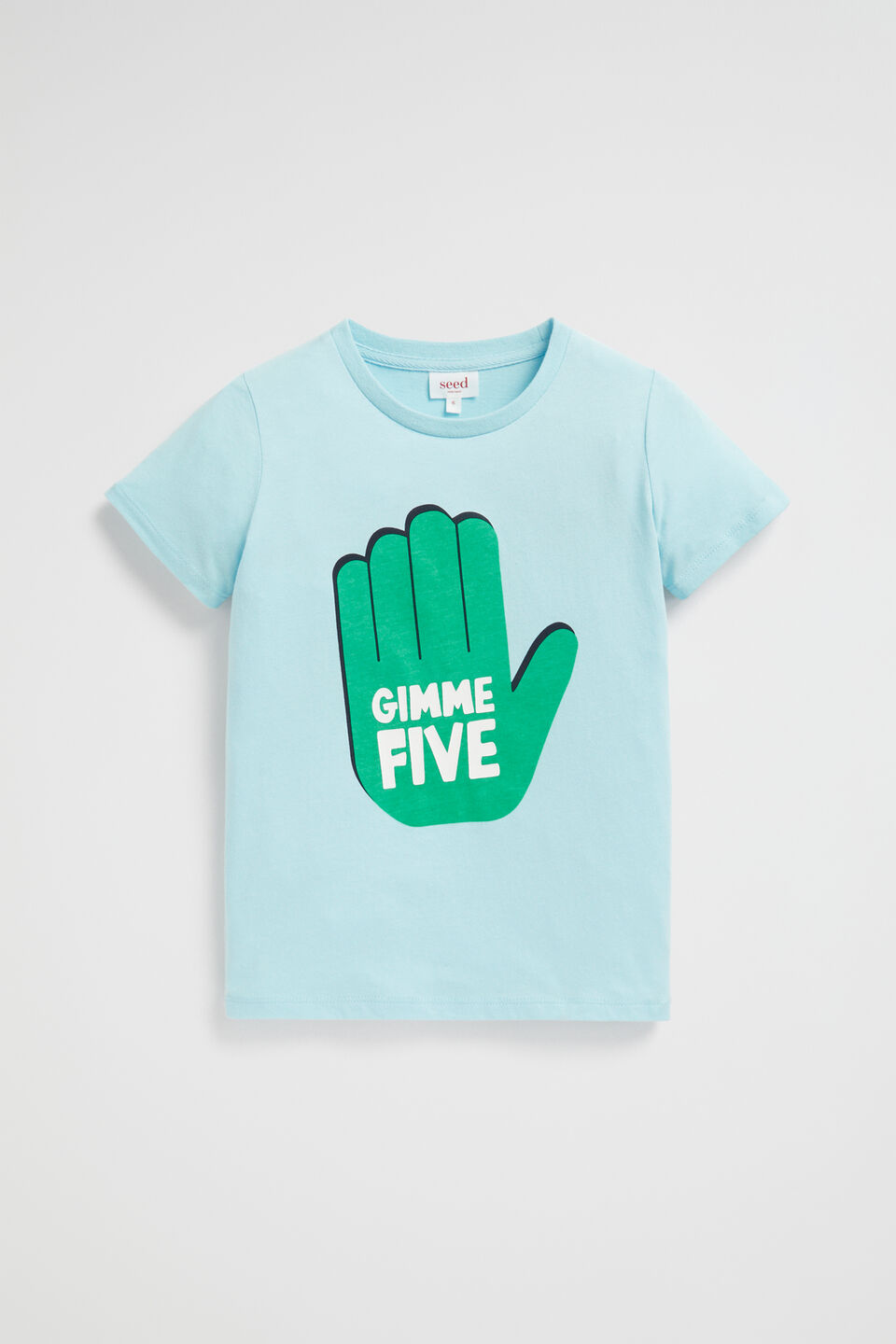 Slogan Tee  Ocean Blue