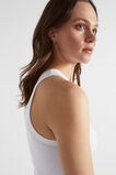 One Shoulder Tank  Whisper White  hi-res