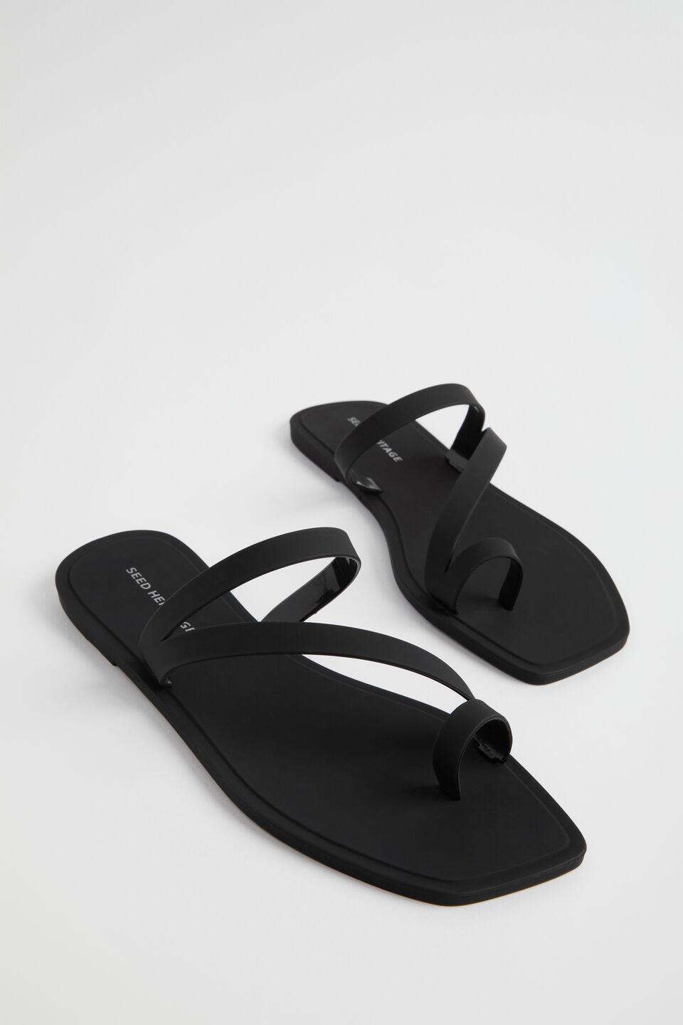 Asymmetric Jelly Slide  Black