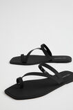Asymmetric Jelly Slide  Black  hi-res