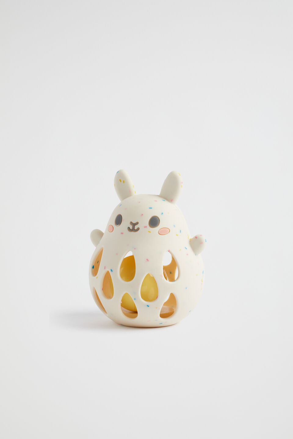 Silicone Bunny Rattle  Multi