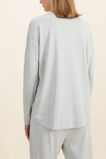 Jersey Pyjama Top  Grey Marle  hi-res