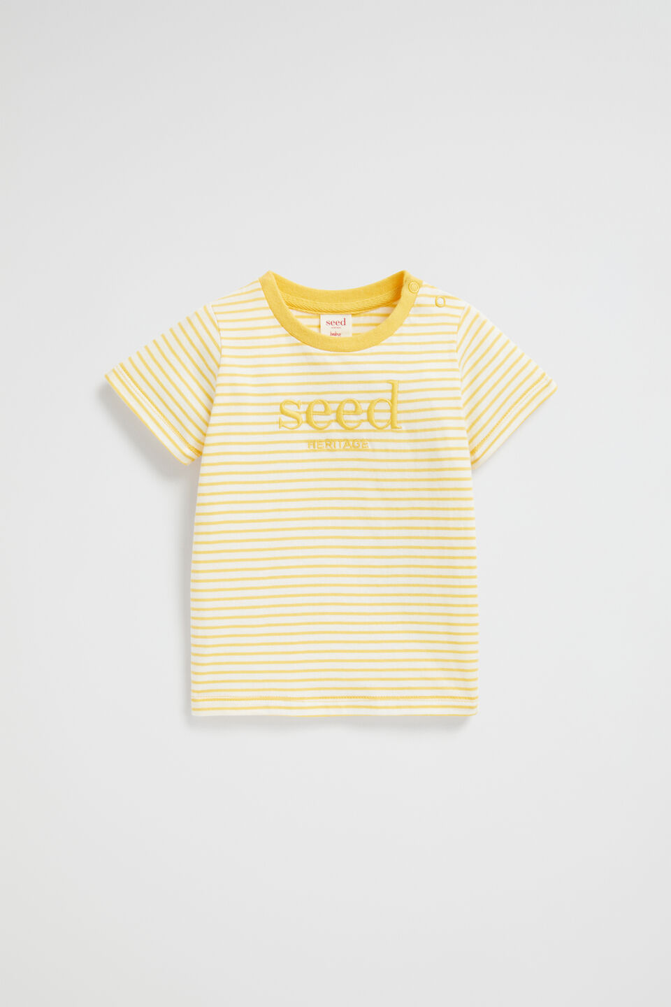 Core Logo Tee  Sunshine Stripe