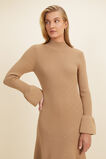 Boucle Rib Midi Dress  Deep Chai  hi-res