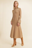 Boucle Rib Midi Dress  Deep Chai  hi-res