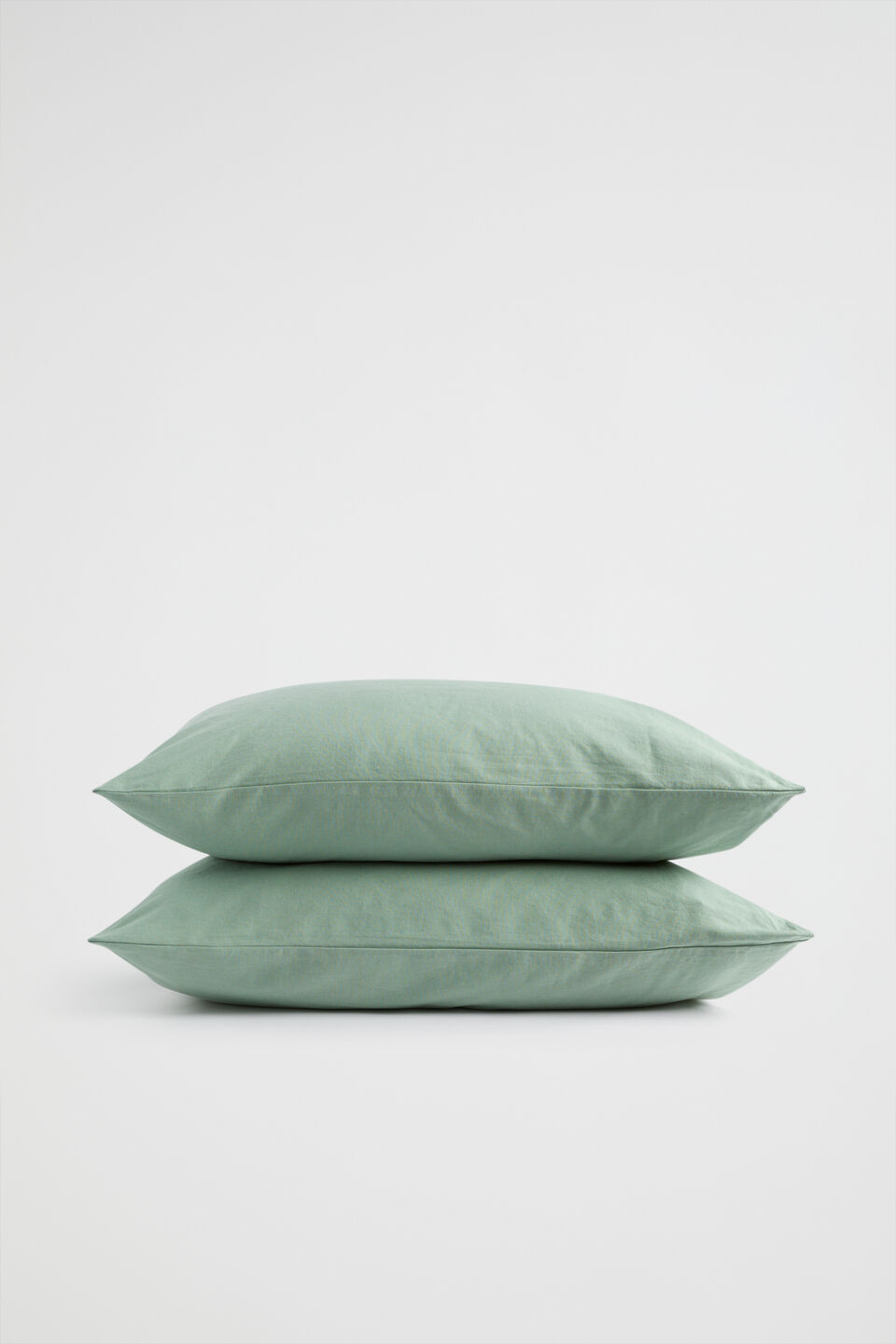 Alba Standard Pillowcase  Sage Green  hi-res