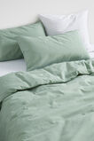 Alba Standard Pillowcase  Sage Green  hi-res