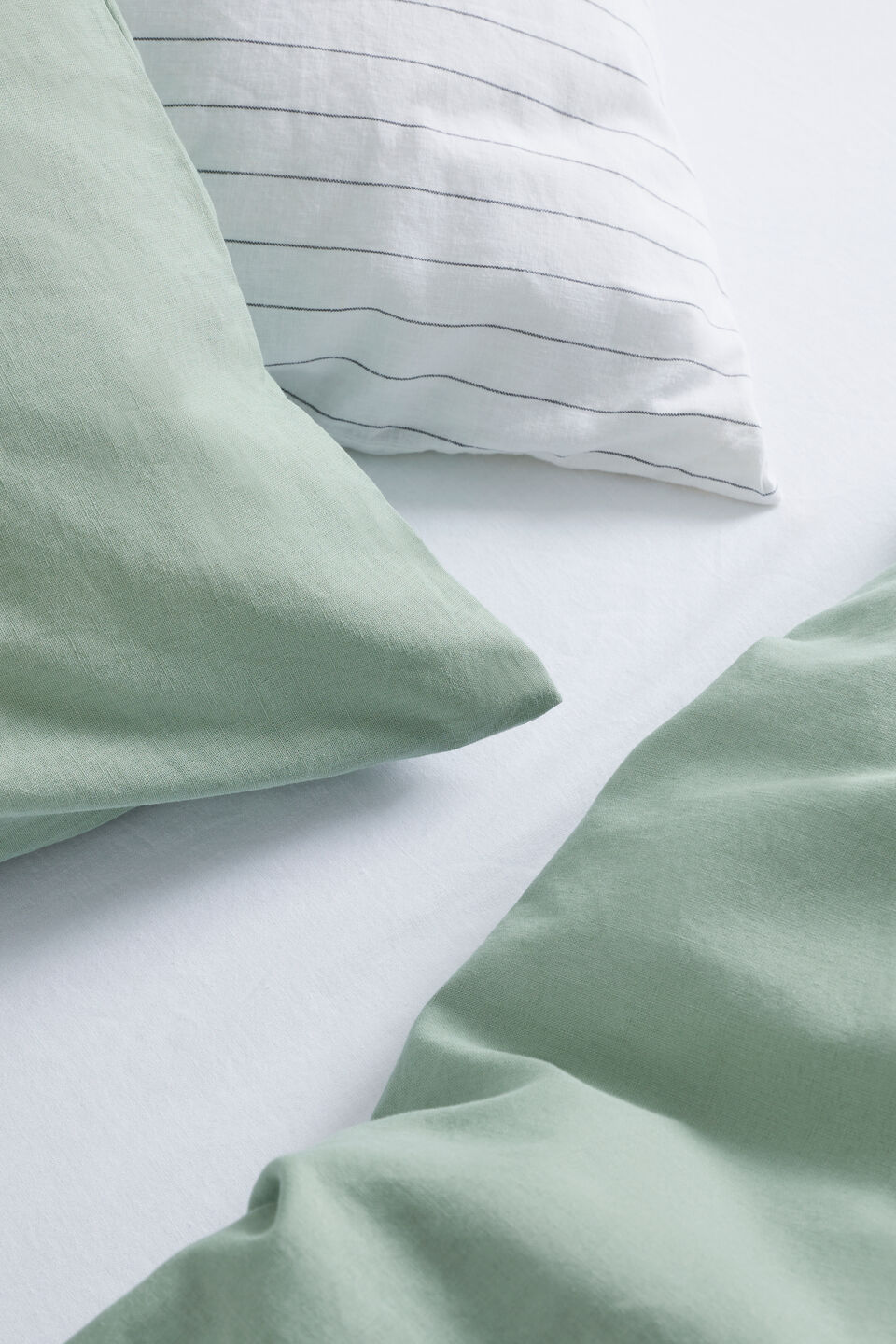 Alba Standard Pillowcase  Sage Green