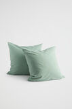 Alba Euro Pillowcase  Sage Green  hi-res
