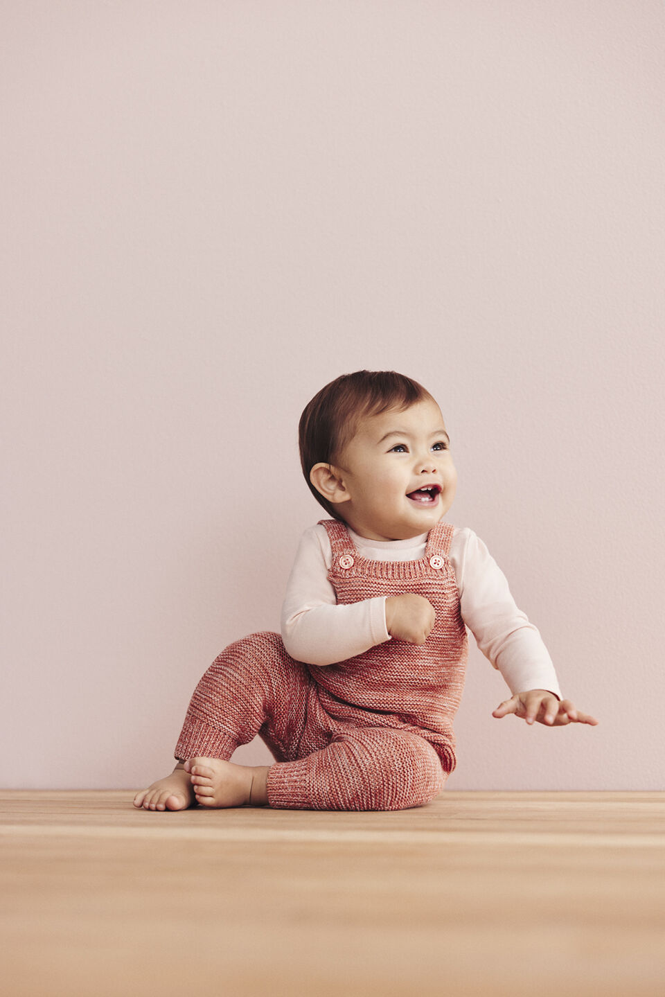 Knit Overall  Terracotta