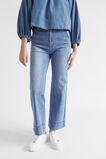 Wide Leg Denim Pant  Harmony Blue  hi-res