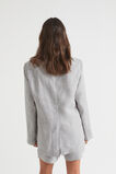 Linen Blazer  Grey Sky Cross Dye  hi-res