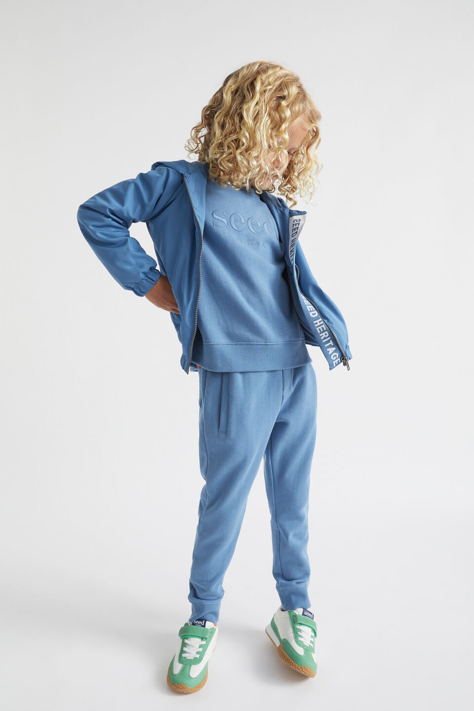 Basic Spray Jacket  Blueberry