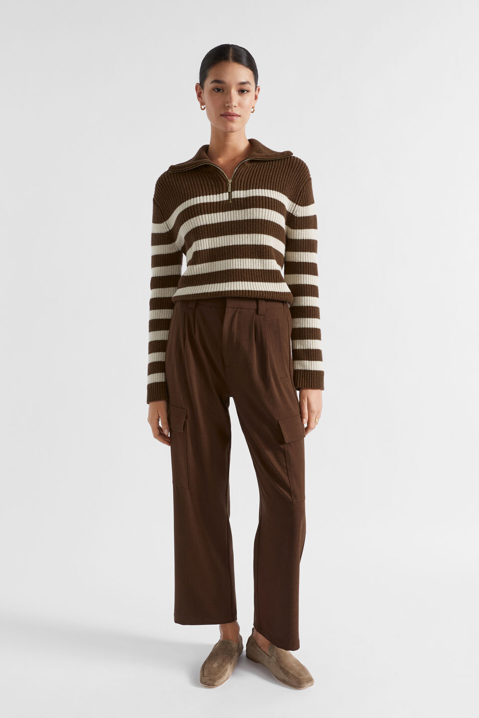 Casual Cargo Pant  Hot Chocolate