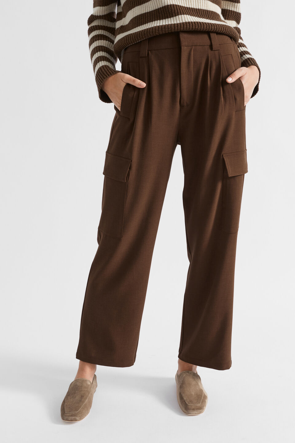 Casual Cargo Pant  Hot Chocolate