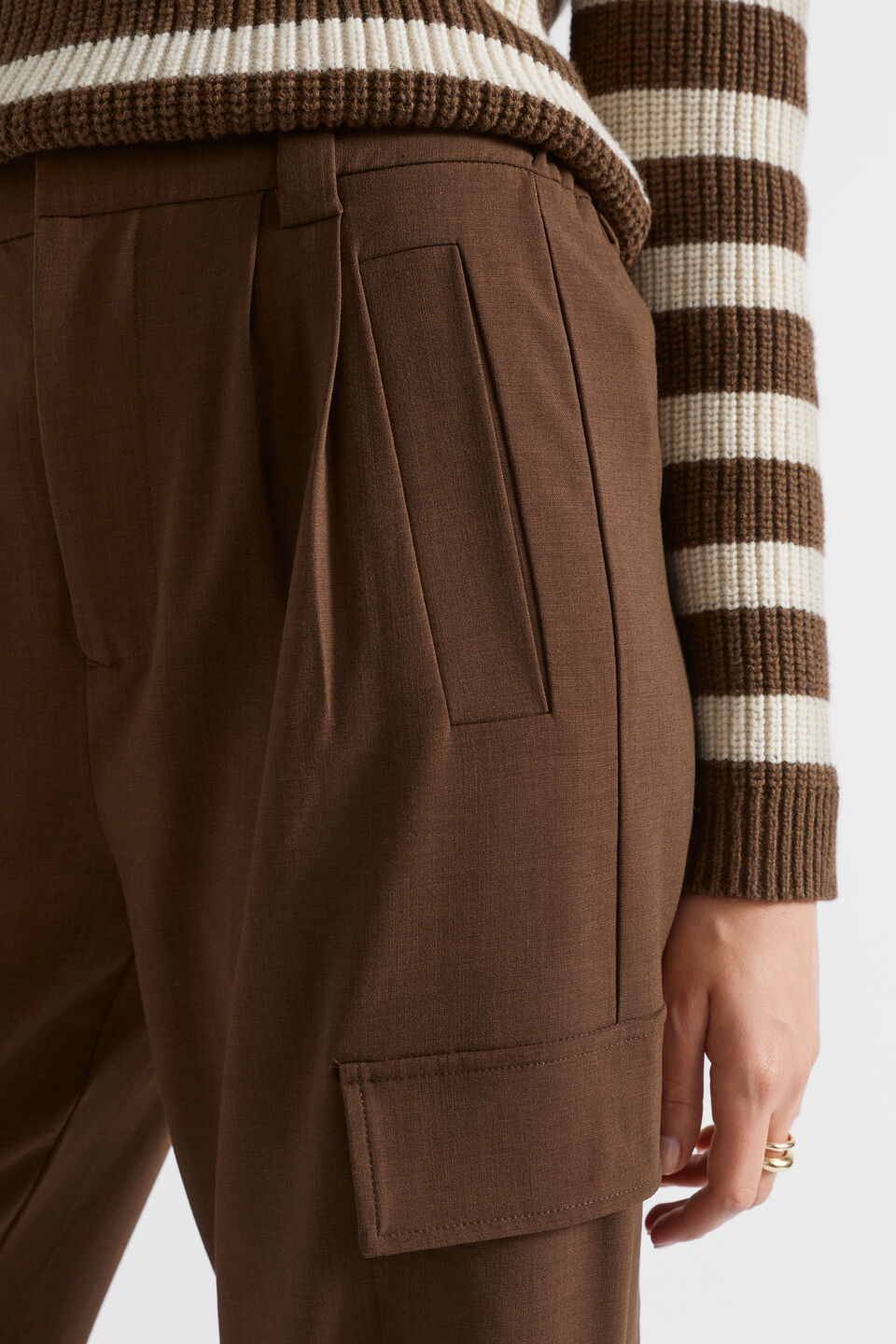 Casual Cargo Pant  Hot Chocolate