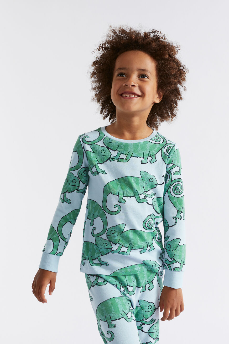 Chameleon Pyjama  Pale Blue