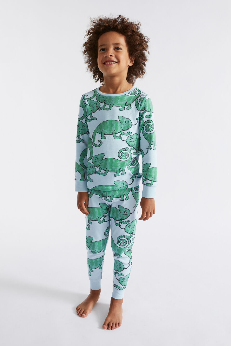 Chameleon Pyjama  Pale Blue