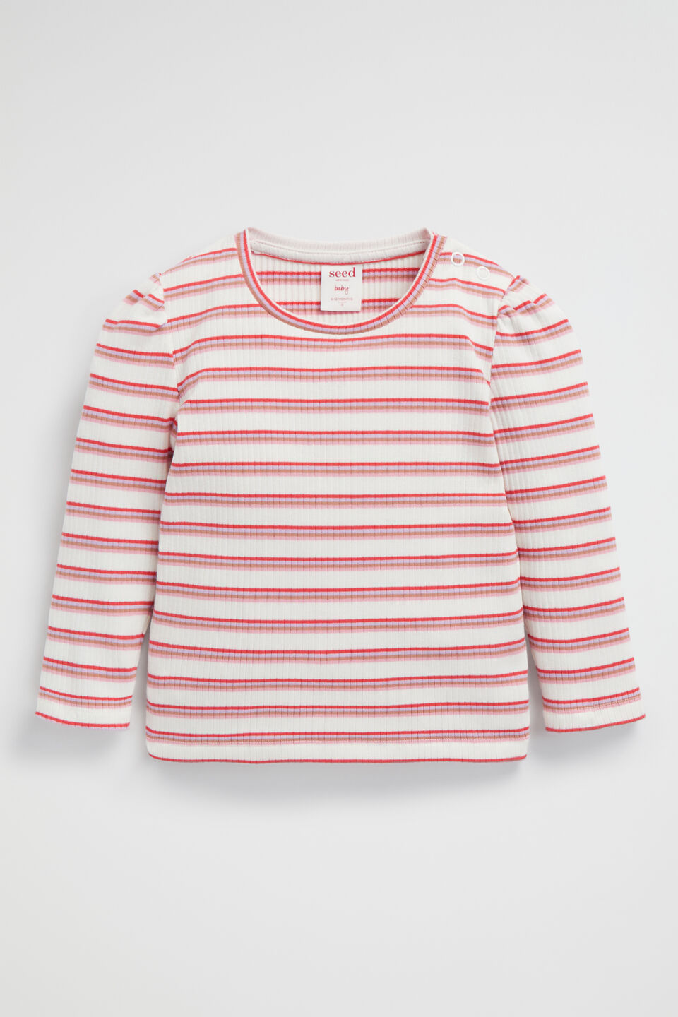 Stripe Rib Tee  Canvas