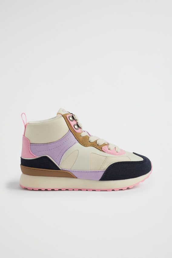 Colour Block Hightop  Multi  hi-res