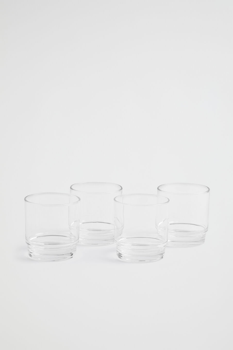 Haim Glasses Set of 4  Clear