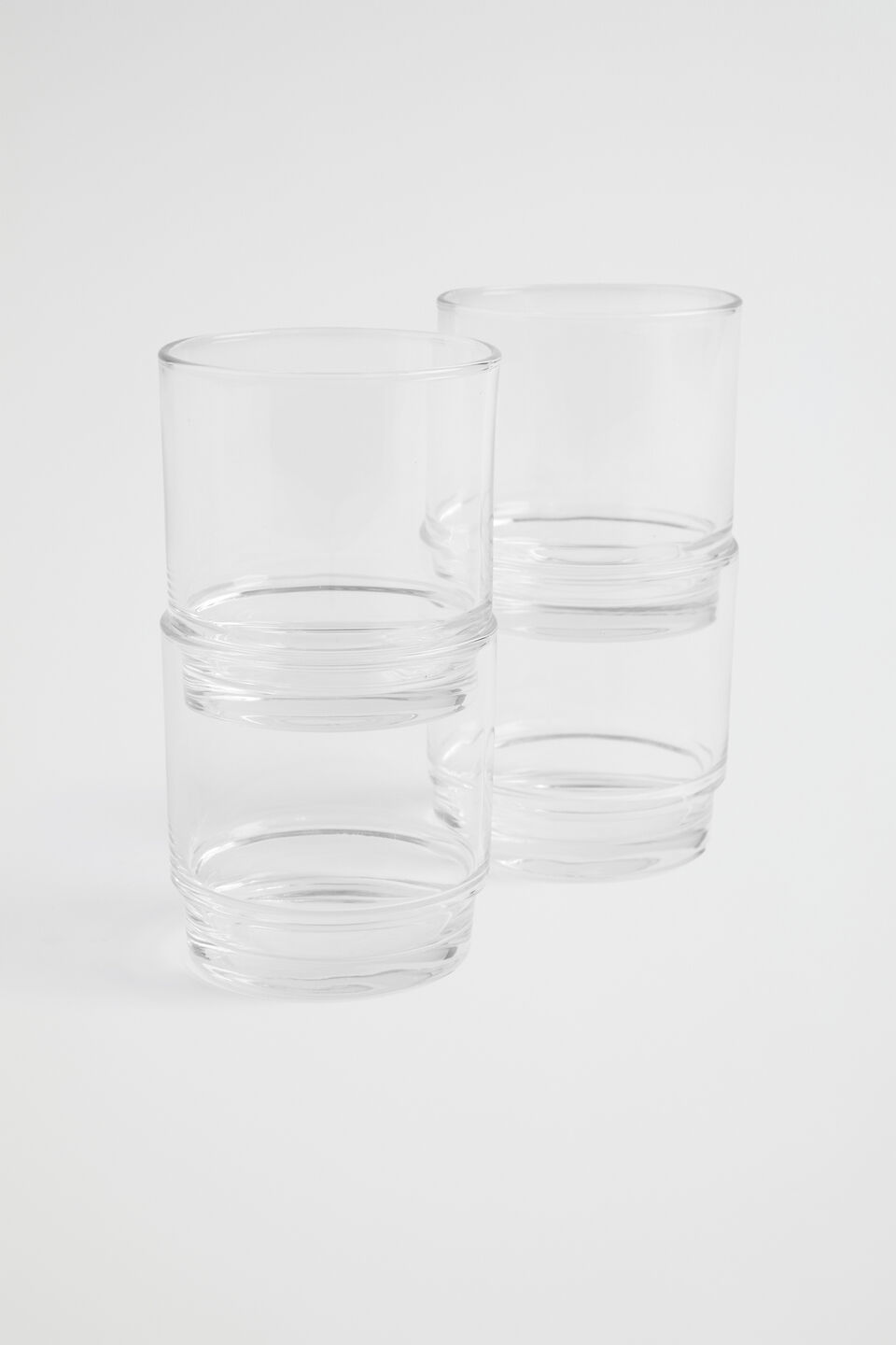 Haim Glasses Set of 4  Clear