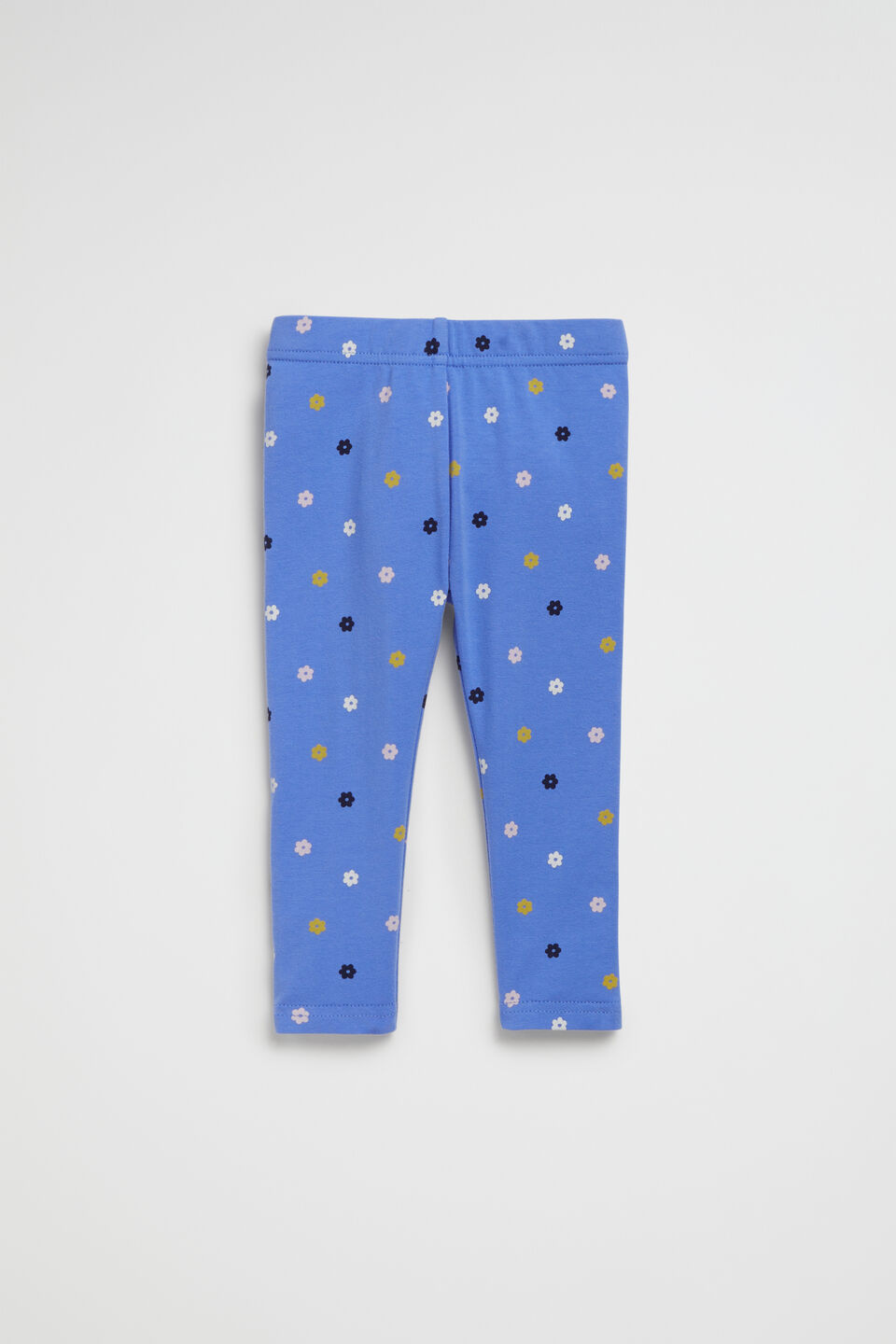 Mini Floral Legging  Soft Cobalt