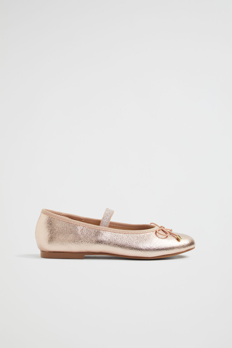 Metallic Party Ballet  Rose Gold