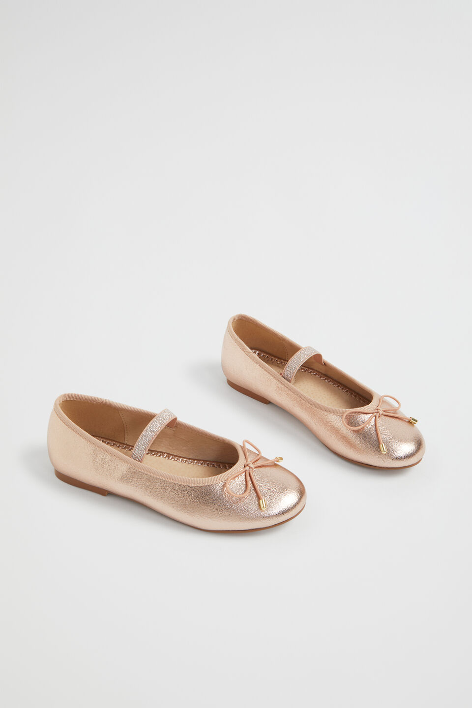 Metallic Party Ballet  Rose Gold