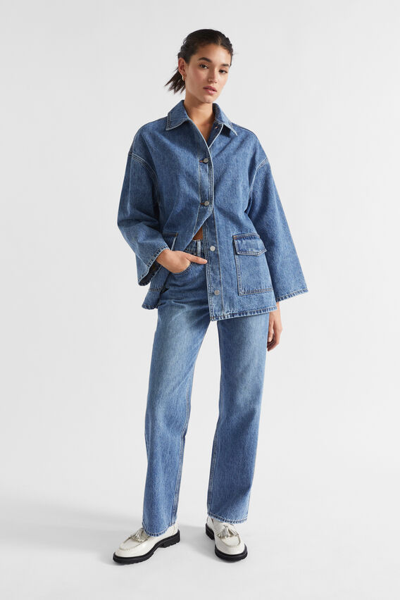 Straight Leg Rigid Jean  Ultramarine Wash  hi-res
