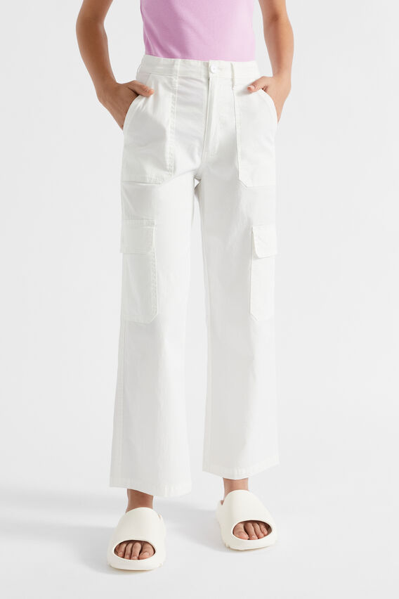 Cargo Pant  White  hi-res
