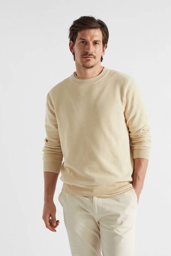 Lightweight Sweater  Sand  hi-res