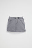 Gingham Denim Skirt  Midnight Gingham  hi-res