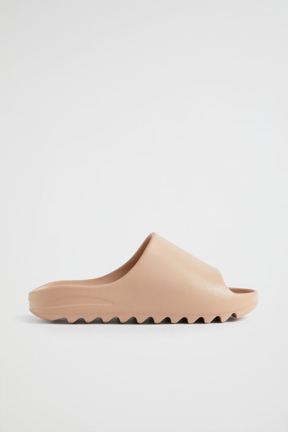 Rubber Moulded Slide  Latte  hi-res