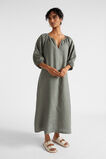 Core Linen Midi Dress  Smokey Olive  hi-res