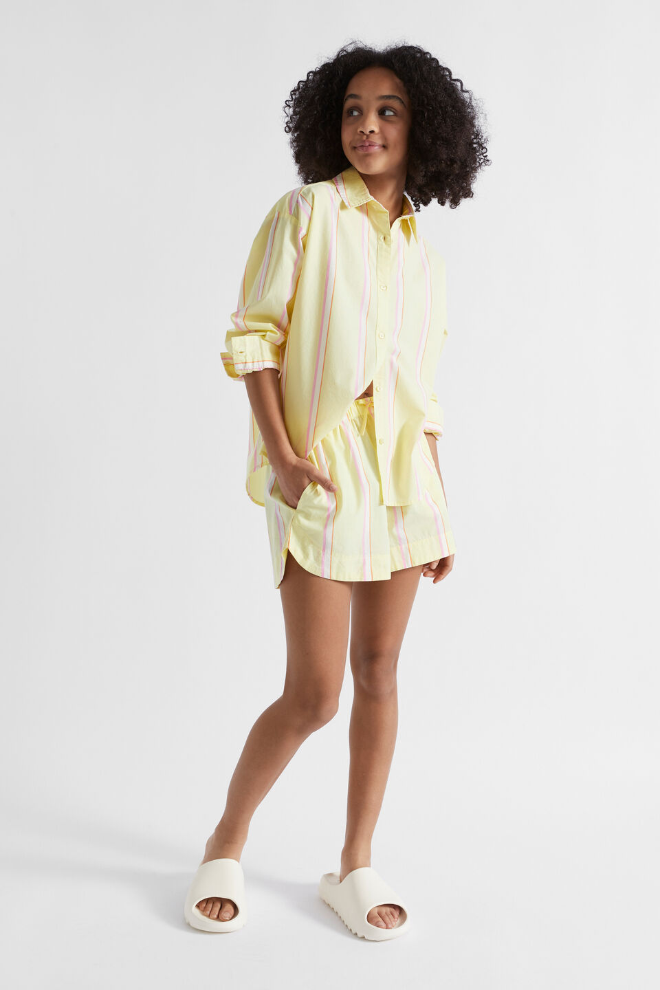 Poplin Short  Lemonade
