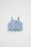 Daisy Check Cami  Clean Blue Wash  hi-res