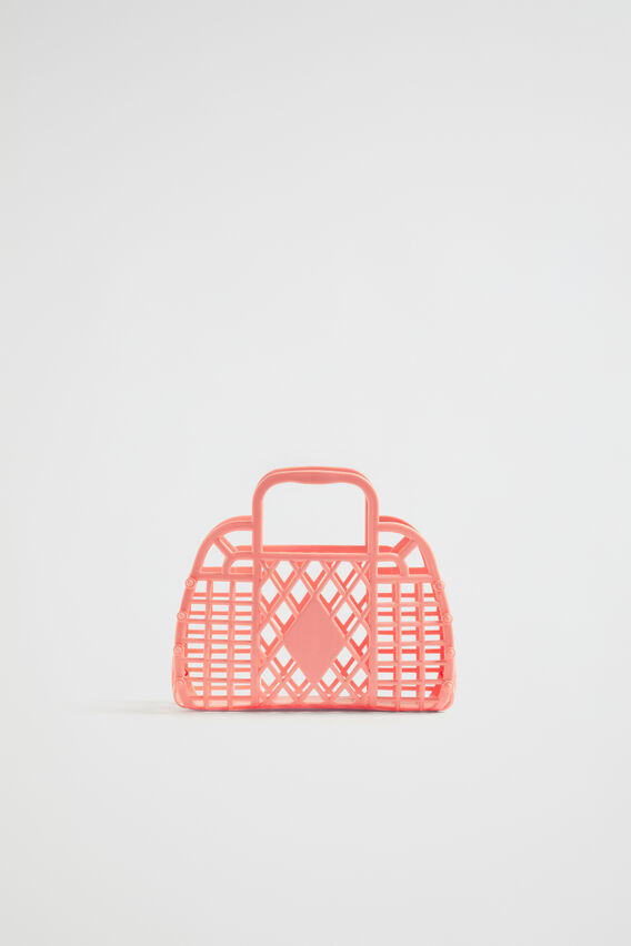 Retro Mini Basket  Peach  hi-res