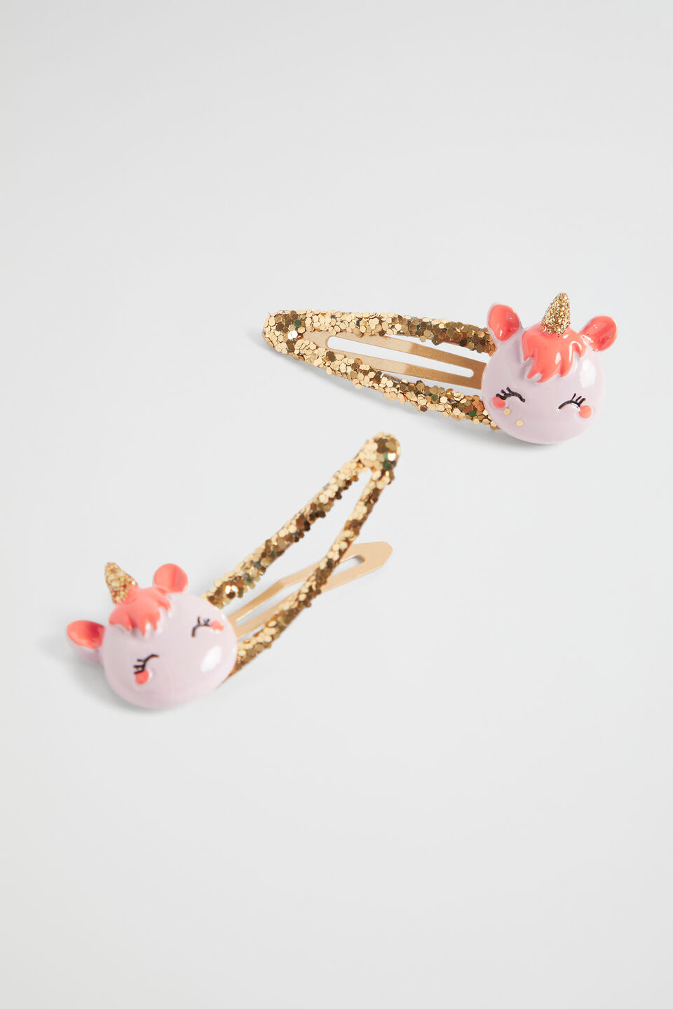 Glitter Caticorn Snaps  Multi