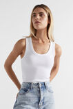 Core Rib Singlet  Whisper White  hi-res