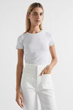 Core Rib Tee  Light Grey Marle  hi-res