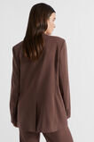 Relaxed Boyfriend Blazer  Deep Raisin  hi-res