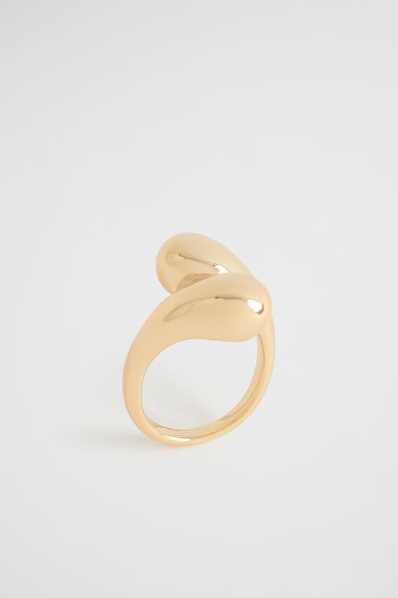 Sculptural Ring  Gold  hi-res